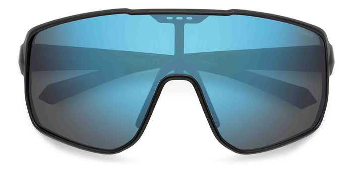 Polaroid PLD 7060/S Black/Blue Polarised Mirror #colour_black-blue-polarised-mirror
