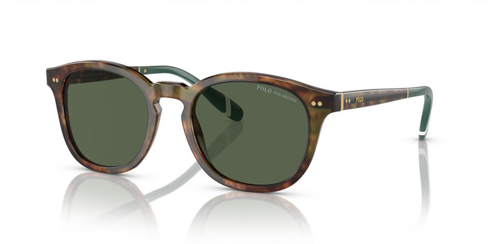 Shiny Brown Tortoise/Bottle Green Polarised / 52