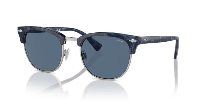 Shiny Blue Havana/Dark Blue / 53