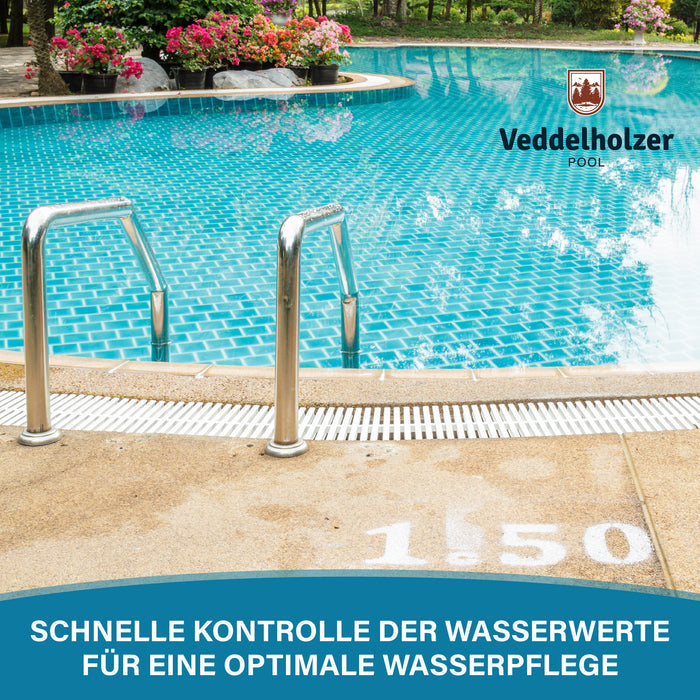 Pooltester Nachfülltabletten 100 Stück – pH, Chlor & Brom