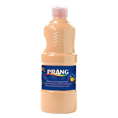 Prang Ready-to-Use Tempera Paint Peach 16 oz Dispenser-Cap Bottle (X21634)
