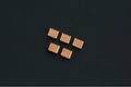 Pure Copper Heatsink Pack (5 Pieces) by The Pi Hut - The Pi Hut