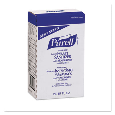 PURELL Advanced Hand Sanitizer Refreshing Gel, Clean Scent, 8 oz Pump Bottle, 12/Carton (965212CT)