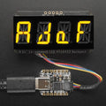 Quad Alphanumeric Display - Yellow 0.54" Digits w/ I2C Backpack - STEMMA QT / Qwiic by Adafruit - The Pi Hut