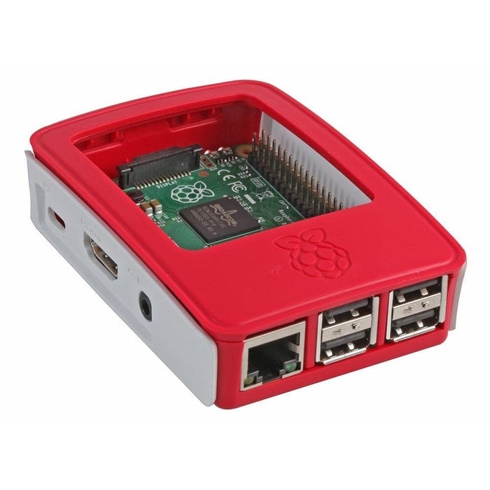 Raspberry Pi 3 Case - White/Red by Raspberry Pi - The Pi Hut