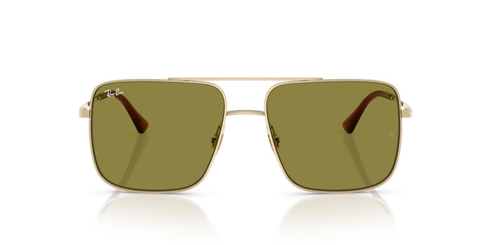 Ray-Ban Ari RB3758 Pale Gold/Green #colour_pale-gold-green