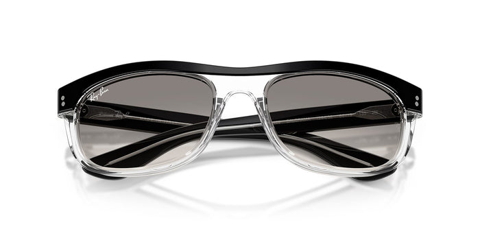 Ray-Ban Balorama RB2489 #colour_black on crystal/grey to clear gradient
