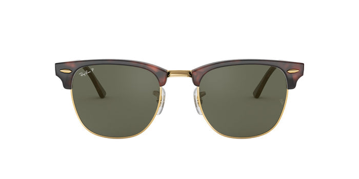 Ray-Ban Clubmaster RB3016 Dark-Tortoise-Green-Polarised #colour_dark-tortoise-green-polarised