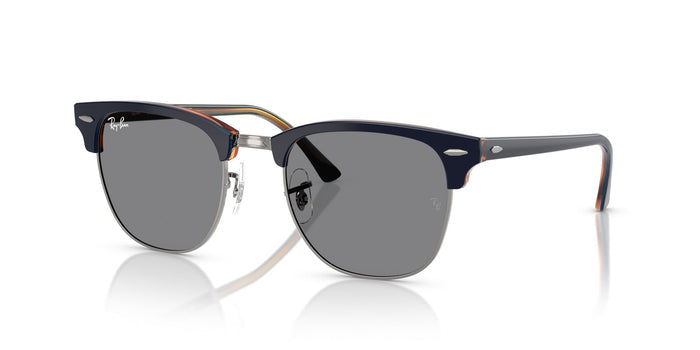 Blue on Havana-Gunmetal/Dark Grey / 49