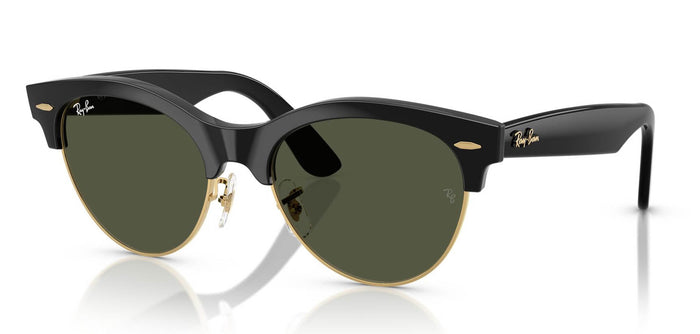Ray-Ban Clubmaster Way RB2341#colour_black-on-gold-green