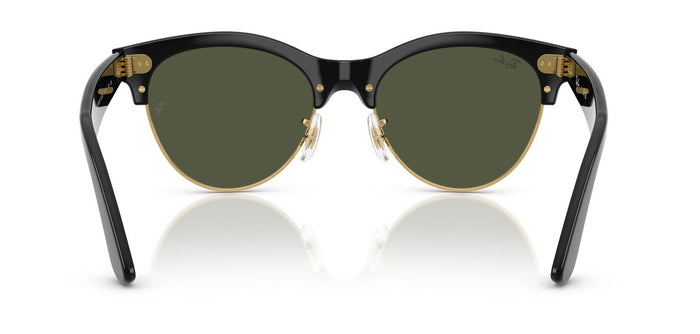 Ray-Ban Clubmaster Way RB2341#colour_black-on-gold-green