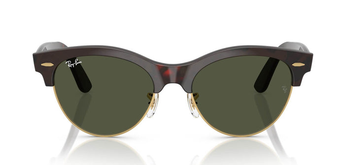 Ray-Ban Clubmaster Way RB2341#colour_red-havana-on-gold-green