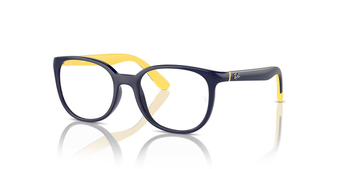 Dark Blue On Yellow / 45