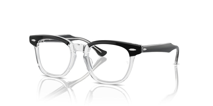 Ray-Ban Junior RB9098V Black On Transparent #colour_black-on-transparent