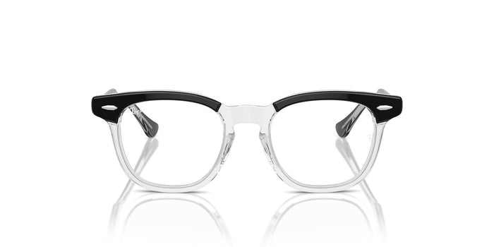 Ray-Ban Junior RB9098V Black On Transparent #colour_black-on-transparent