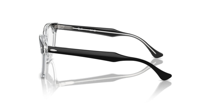 Ray-Ban Junior RB9098V Black On Transparent #colour_black-on-transparent