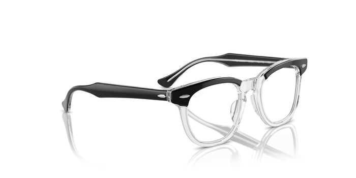 Ray-Ban Junior RB9098V Black On Transparent #colour_black-on-transparent