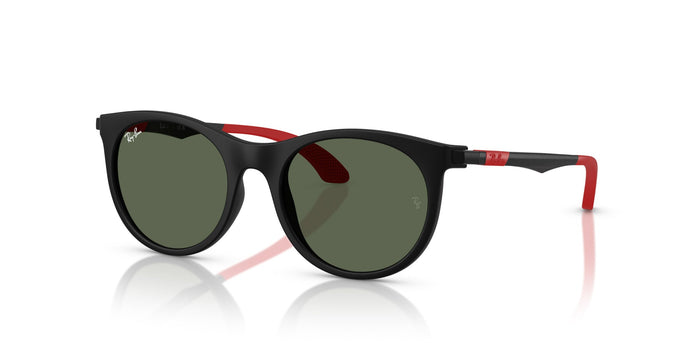 Ray-Ban Kids RJ9082S Matte Black/Dark Green #colour_matte-black-dark-green