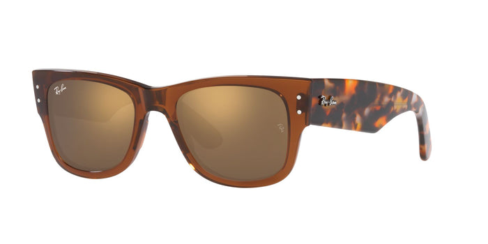 Transparent Brown/Light Brown Mirror Gold / 51
