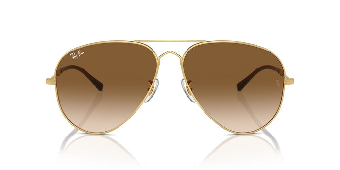 Ray-Ban Old Aviator RB3825 Gold/Clear-Brown #colour_gold-clear-brown