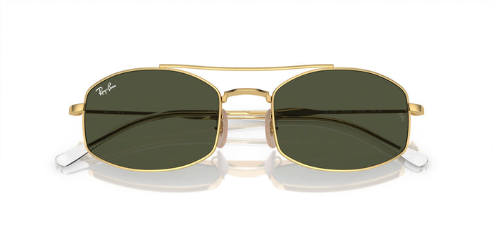 Ray-Ban RB3719 Gold/Green #colour_gold-green