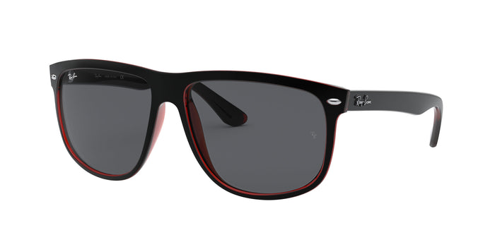 Matte Black On Transparent Red/Dark Grey / 60