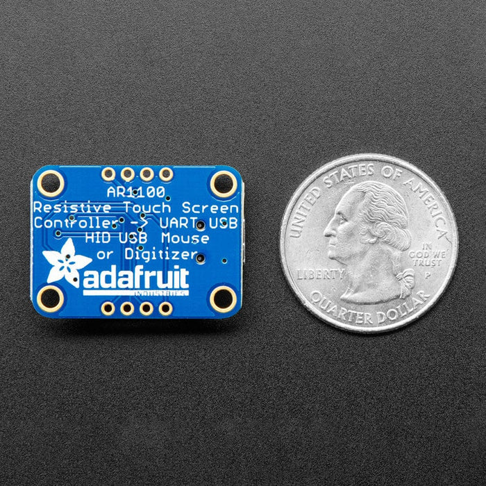 Resistive Touch Screen to USB Mouse Controller - AR1100 by Adafruit - The Pi Hut