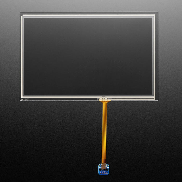 Resistive Touchscreen Overlay - 165mm x 105mm (7" diag.) - 4 Wire by Adafruit - The Pi Hut