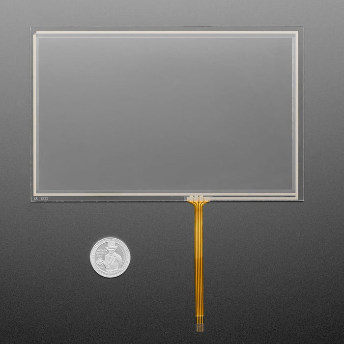 Resistive Touchscreen Overlay - 165mm x 105mm (7" diag.) - 4 Wire by Adafruit - The Pi Hut