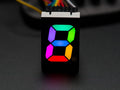 RGB 7-Segment Digit - 1" Tall Digit [Discontinued] by The Pi Hut - The Pi Hut