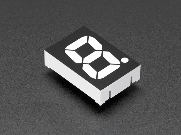 RGB 7-Segment Digit - 1" Tall Digit [Discontinued] by The Pi Hut - The Pi Hut