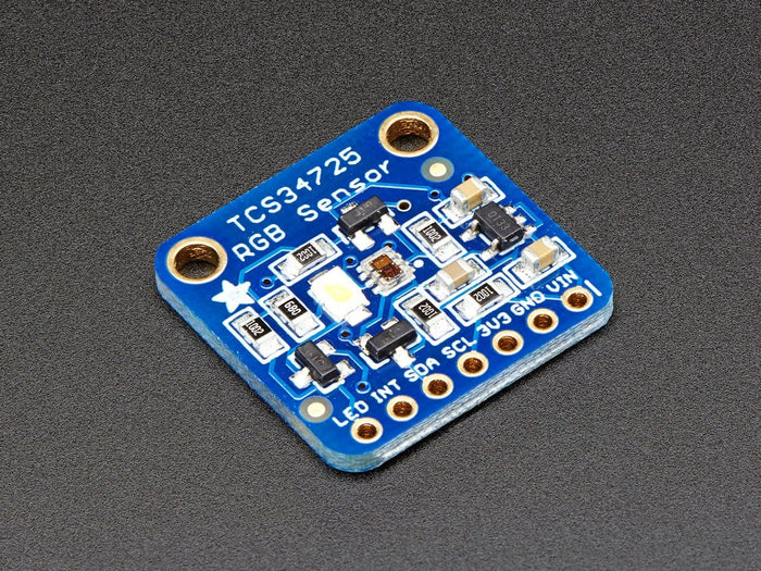 RGB Color Sensor with IR filter and White LED - TCS34725 [Discontinued] by Adafruit - The Pi Hut
