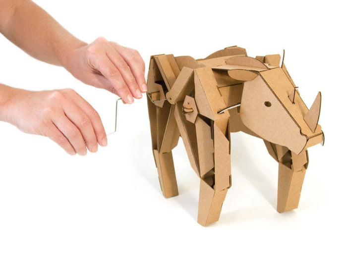 Rory the Rhino - Kinetic Creatures [Discontinued] by Kinetic Creatures - The Pi Hut