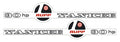 RUPP 1972 Yankee 30hp Hood Decals