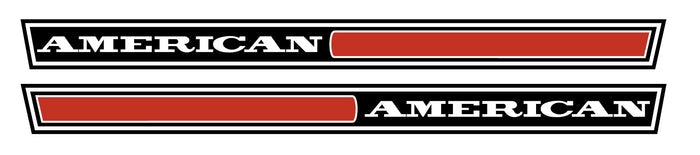RUPP 1973 American Tunnel Decals