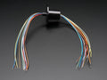 Slip Ring with Flange - 22mm diameter, 12 wires, max 240V @ 2A by The Pi Hut - The Pi Hut