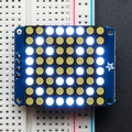Small 1.2" 8 x 8 Ultra Bright White LED Matrix + Backpack by Adafruit - The Pi Hut