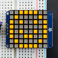 Small 1.2" 8x8 Ultra Bright Square Yellow LED Matrix + Backpack by Adafruit - The Pi Hut