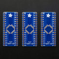 SMT Breakout PCB for 32-QFN or 32-TQFP - 3 Pack! by Adafruit - The Pi Hut