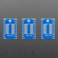 SMT Breakout PCB for SOIC-20 or TSSOP-20 - 3 Pack by Adafruit - The Pi Hut
