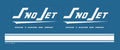 Sno-Jet Sleigh Decals