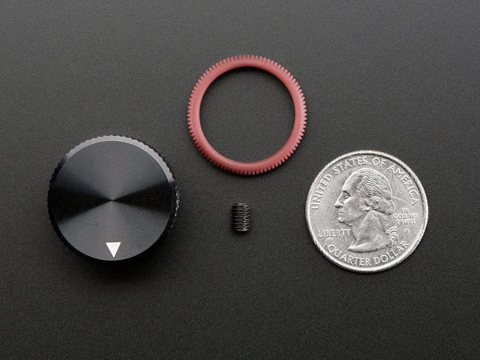 Solid Machined Metal Knob - 1" Diameter by The Pi Hut - The Pi Hut