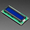Standard LCD 16x2 + extras (white on blue) by Adafruit - The Pi Hut