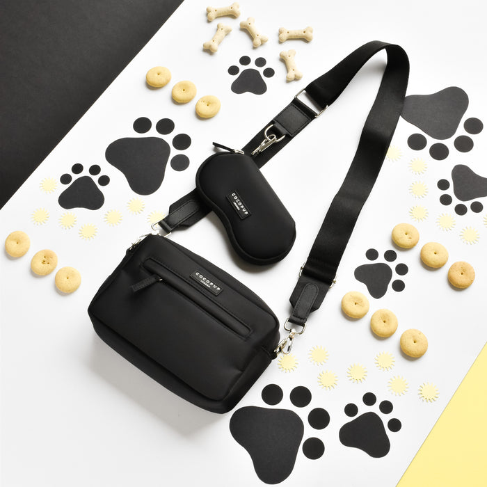 black sunglasses case for dog walking bag