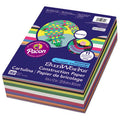 SunWorks Construction Paper Smart-Stack, 58lb, 9 x 12, Assorted, 300/Pack (6525)