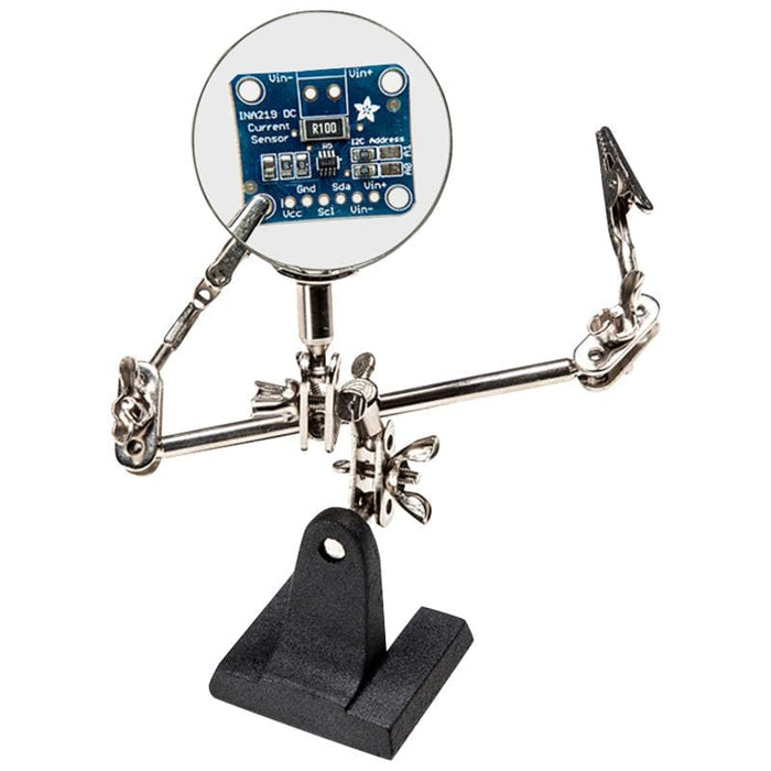 Third Hand Soldering Stand with Magnifying Glass [Discontinued] by The Pi Hut - The Pi Hut