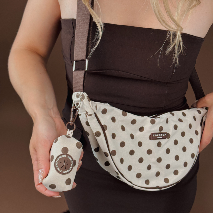 Tiramisu Polka Dot Poop Bag Holder