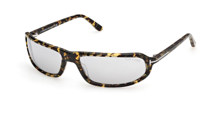 Coloured Yellow Havana/Smoke Mirror / 64