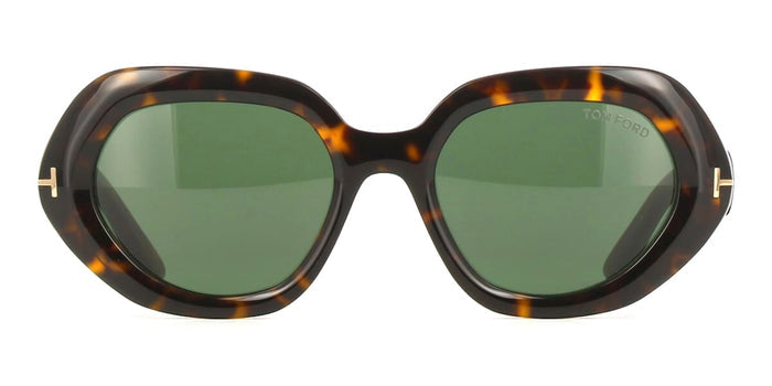 Tom Ford April-02 TF1317 #colour_shiny dark havana/green with light mirror
