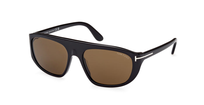 Tom Ford Edward-02 TF1002 Shiny Black/Roviex #colour_shiny-black-roviex